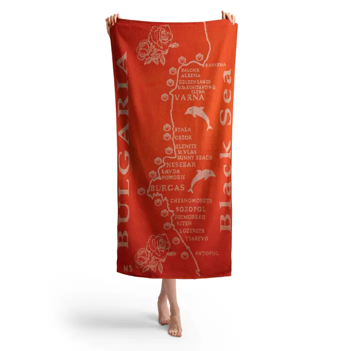 Плажна хавлия Мери-БГ 1004 - 439 - Плажна хавлия Мери-БГ 1004 - 439