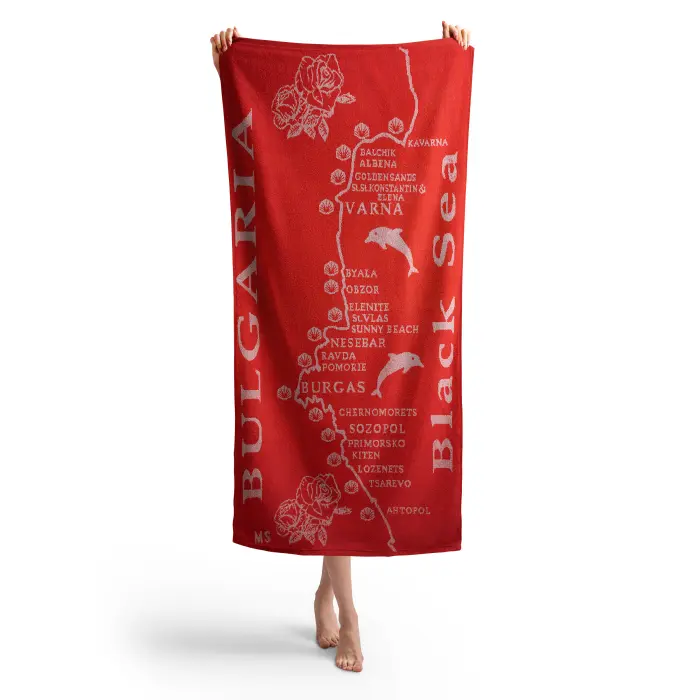 Плажна хавлия Мери-БГ 1010 - 442 - Плажна хавлия Мери-БГ 1010 - 442