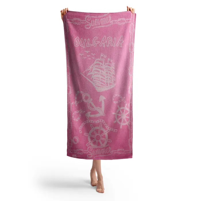 Плажна хавлия Мери-БГ 1204 - 446 - Плажна хавлия Мери-БГ 1204 - 446