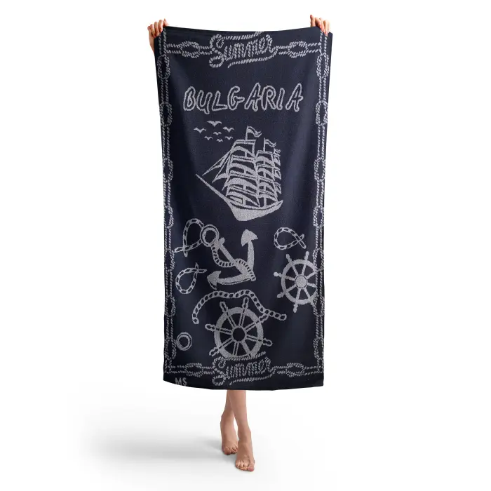 Плажна хавлия Мери-БГ 1205 - 447 -  Плажна хавлия Мери-БГ 1205 - 447
