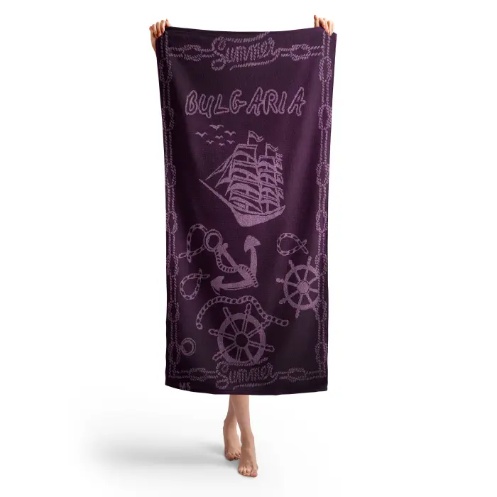 Плажна хавлия Мери-БГ 1208 - 448 - Плажна хавлия Мери-БГ 1208 - 448
