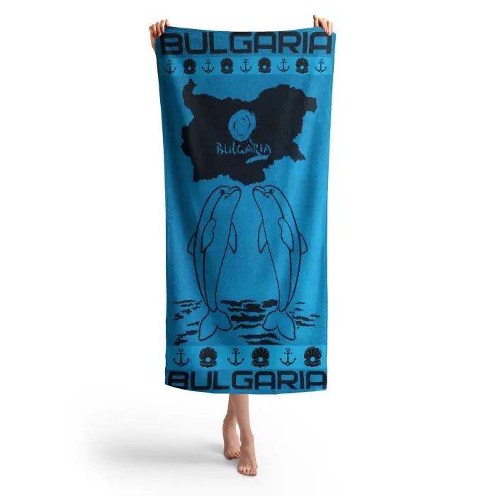 Плажна хавлия Мери-БГ 1707 - 477 - Плажна хавлия Мери-БГ 1707 - 477