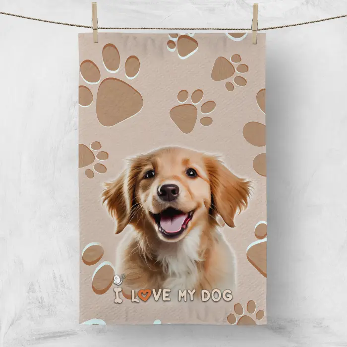 Хавлиена кърпа с домашни любимци 2323 - 715 - Хавлиена кърпа с домашни любимци 2323 - 715