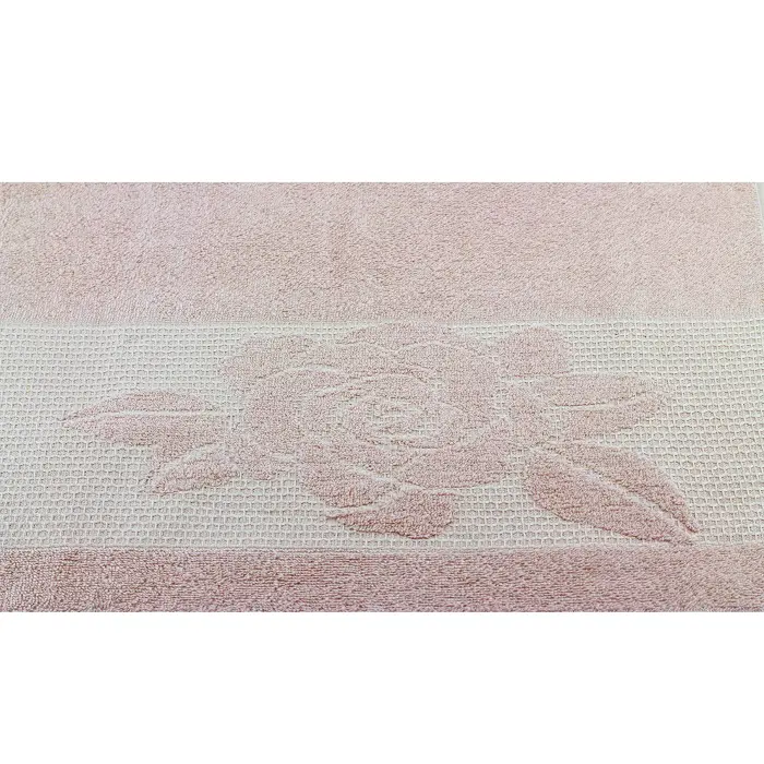 Комплект 4 броя хавлия Цветя - Пепел - 1051 - Комплект 4 броя хавлия Цветя - Пепел - 1051