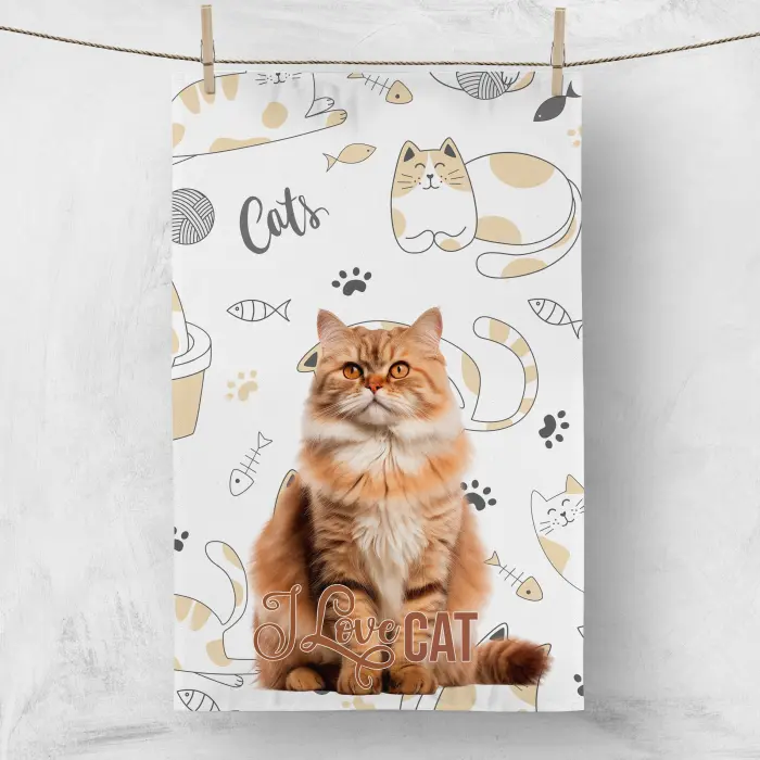 Хавлиена кърпа с домашни любимци 4014 - 727 - Хавлиена кърпа с домашни любимци 4014 - 727