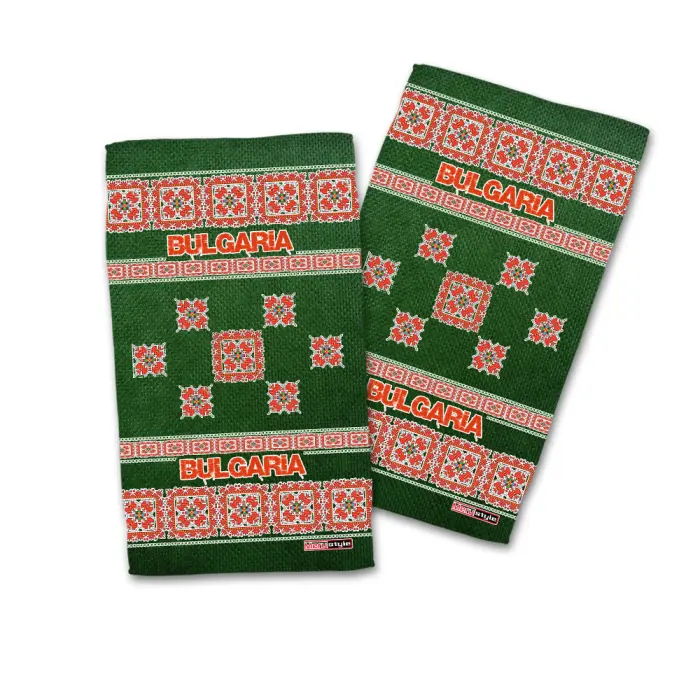Сувенирна кърпа с Български шевици 4041 - 629 - Сувенирна кърпа с Български шевици 4041 - 629