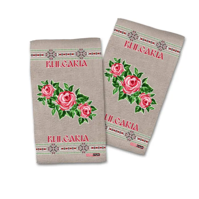 Сувенирна кърпа с Български шевици 4043 - 631 - Сувенирна кърпа с Български шевици 4043 - 631