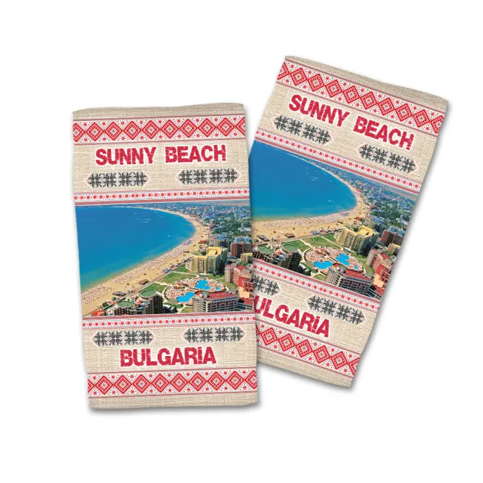 Сувенирна хавлиена кърпа Черноморие 4099 - 738 - Сувенирна хавлиена кърпа Черноморие 4099 - 738