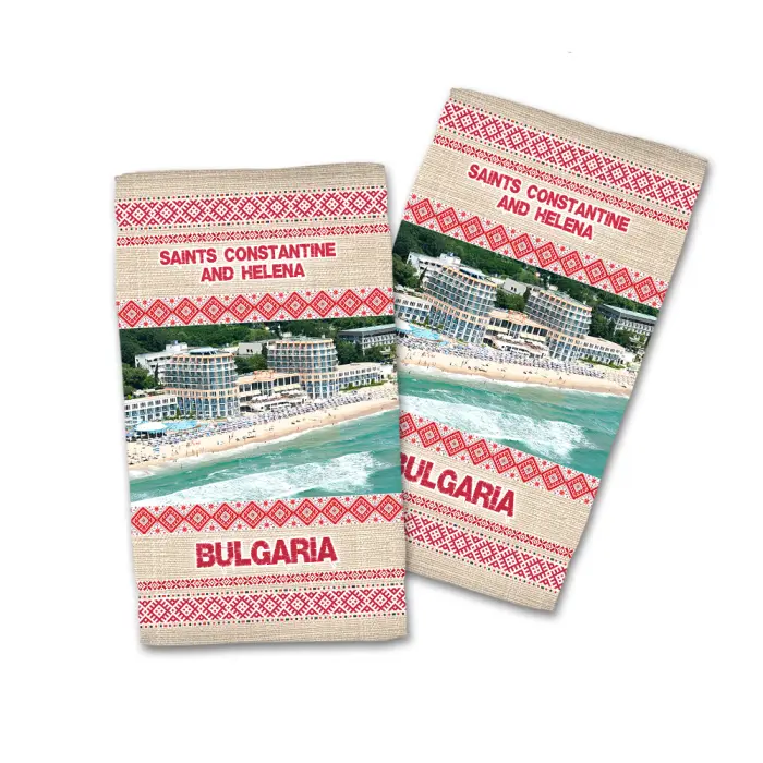 Сувенирна хавлиена кърпа Черноморие 4100 - 739 - Сувенирна хавлиена кърпа Черноморие 4100 - 739