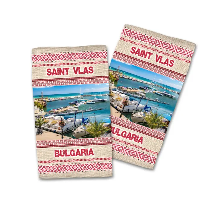 Сувенирна хавлиена кърпа Черноморие 4101 - 740 - Сувенирна хавлиена кърпа Черноморие 4101 - 740