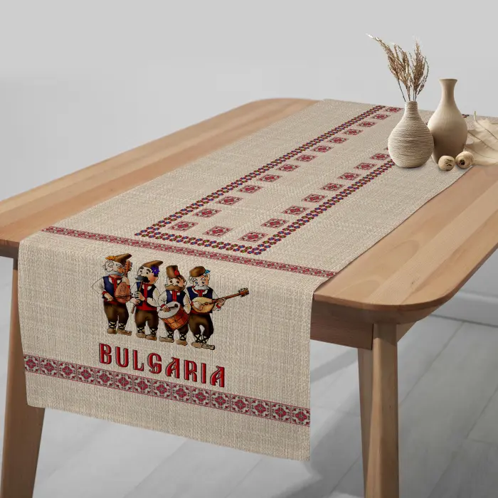 Тишлайфер за маса с български шевици 4133 - 685 -  Тишлайфер за маса с български шевици 4133 - 685