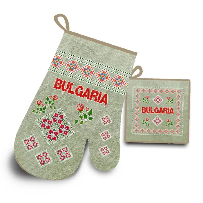 Комплект ръкохватки с български шевици 4219 - 691 - Комплект ръкохватки с български шевици 4219 - 691