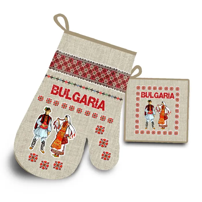 Комплект ръкохватки с български шевици 4222 - 694 - Комплект ръкохватки с български шевици 4222 - 694