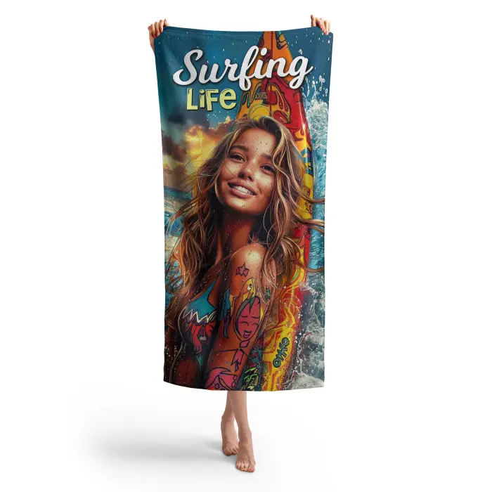 Плажна хавлия Принт 4239 - 587 - Плажна хавлия Принт 4239 - 587