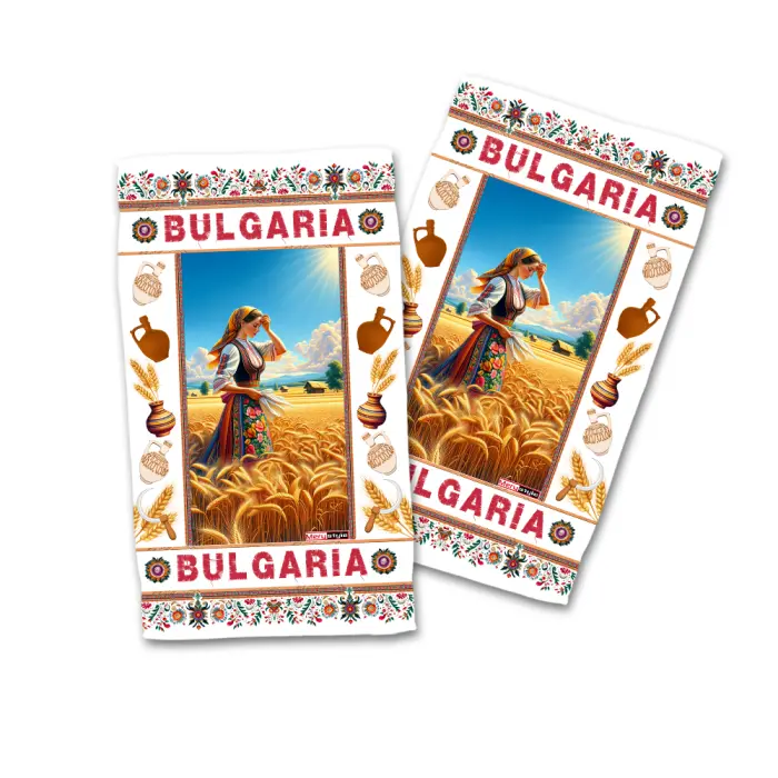 Сувенирна кърпа - Бит, традиции, обичаи. 4242 - 665 - Сувенирна кърпа - Бит, традиции, обичаи. 4242 - 665