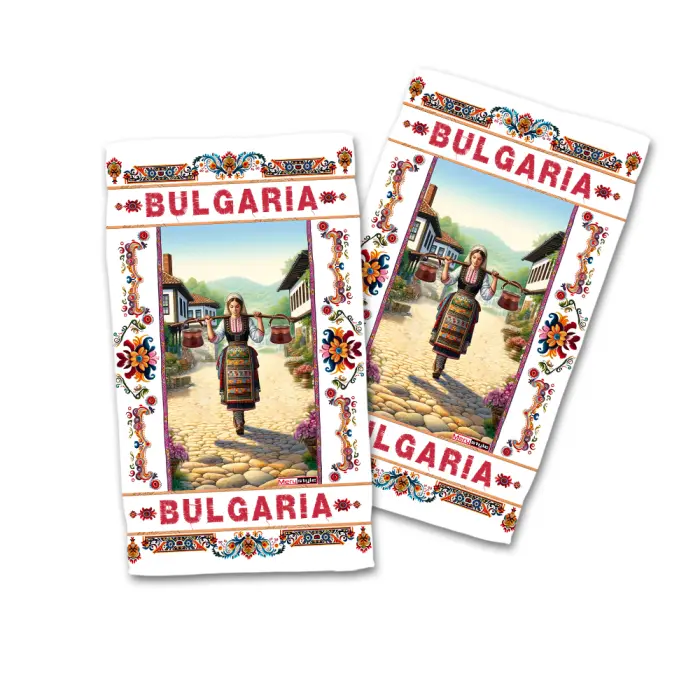 Сувенирна кърпа - Бит, традиции, обичаи. 4247 - 670 - Сувенирна кърпа - Бит, традиции, обичаи. 4247 - 670