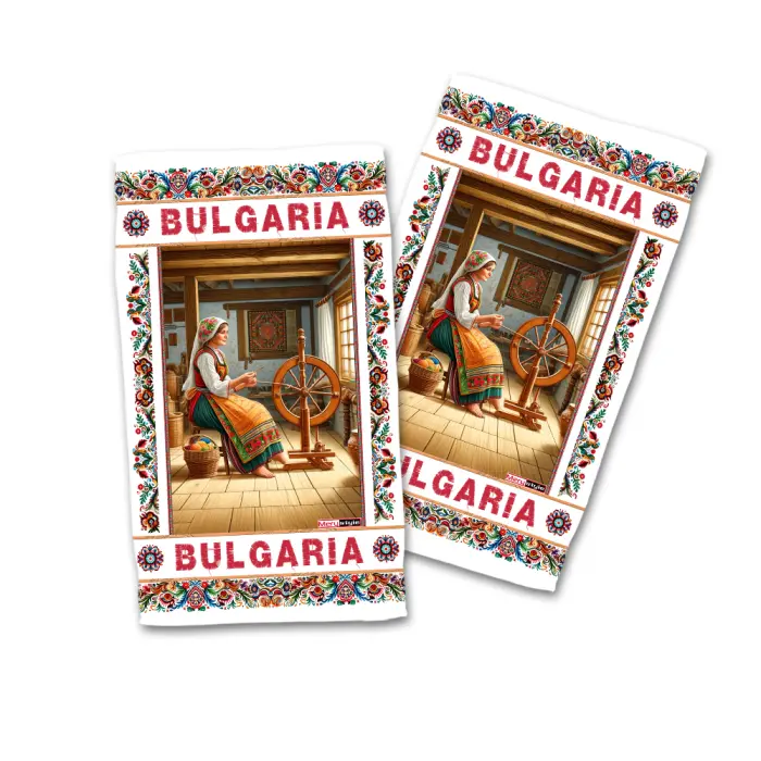 Сувенирна кърпа - Бит, традиции, обичаи. 4248 - 671 - Сувенирна кърпа - Бит, традиции, обичаи. 4248 - 671