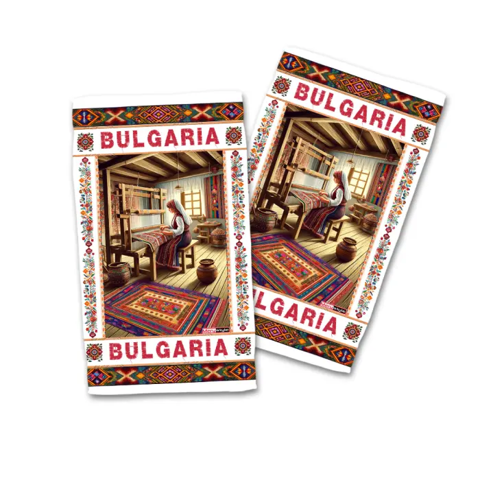 Сувенирна кърпа - Бит, традиции, обичаи. 4249 - 672 - Сувенирна кърпа - Бит, традиции, обичаи. 4249 - 672