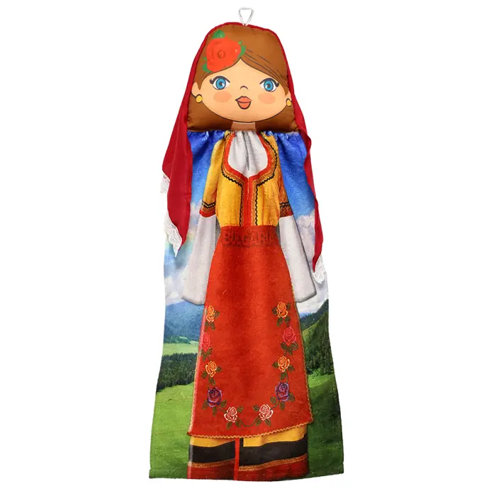 Сувенирна хавлиена кърпа тип кукла 4253 - 851 - Сувенирна хавлиена кърпа тип кукла 4253 - 851