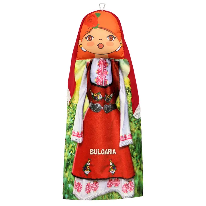 Сувенирна хавлиена кърпа тип кукла 4256 - 854 - Сувенирна хавлиена кърпа тип кукла 4256 - 854