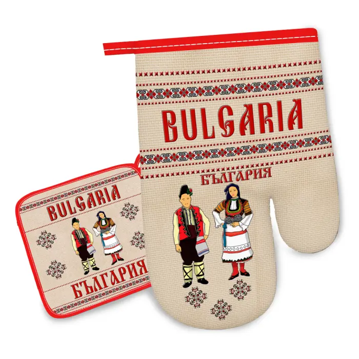 Комплект ръкохватки с български шевици 4290 - 701 - Комплект ръкохватки с български шевици 4290 - 701