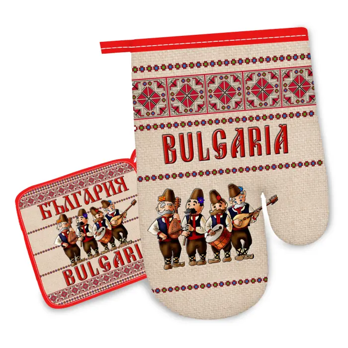 Комплект ръкохватки с български шевици 4293 - 704 - Комплект ръкохватки с български шевици 4293 - 704