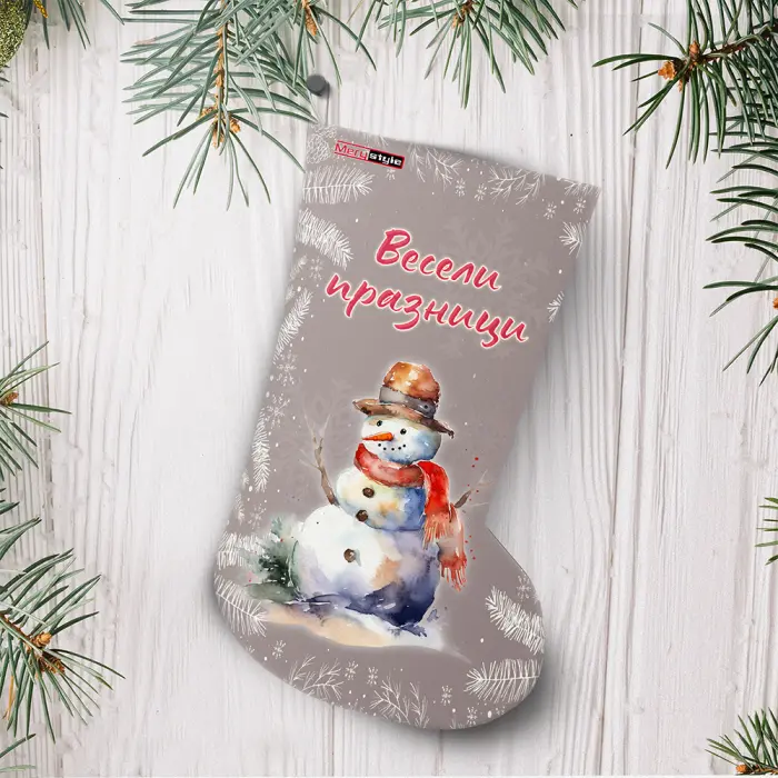 Ботуш с коледни мотиви - 2331 - 1966 - Ботуш с коледни мотиви - 2331 - 1966