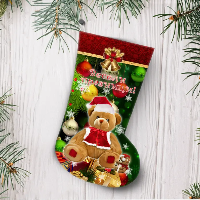 Ботуш с коледни мотиви - 2333 - 1968 - Ботуш с коледни мотиви - 2333 - 1968