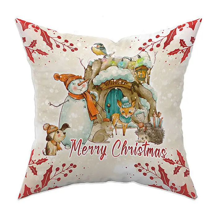 Декоративна възглавница с коледни мотиви - 2206 - 2154 - Декоративна възглавница с коледни мотиви - 2206 - 2154