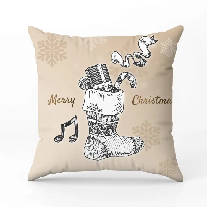 Декоративна възглавница с коледни мотиви - 2358 - 2016 - Декоративна възглавница с коледни мотиви - 2358 - 2016