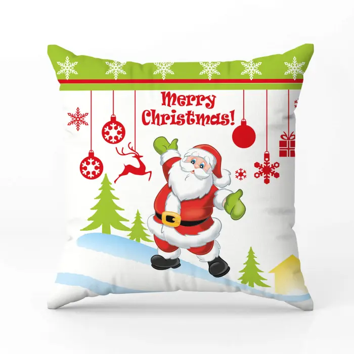 Декоративна възглавница с коледни мотиви - 2367 - 2025 - Декоративна възглавница с коледни мотиви - 2367 - 2025