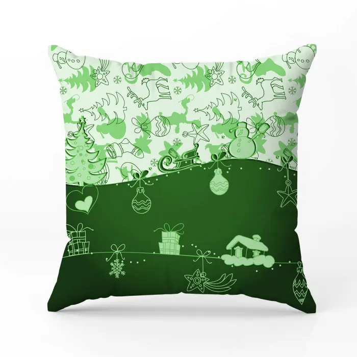 Декоративна възглавница с коледни мотиви - 2384 - 2042 - Декоративна възглавница с коледни мотиви - 2384 - 2042