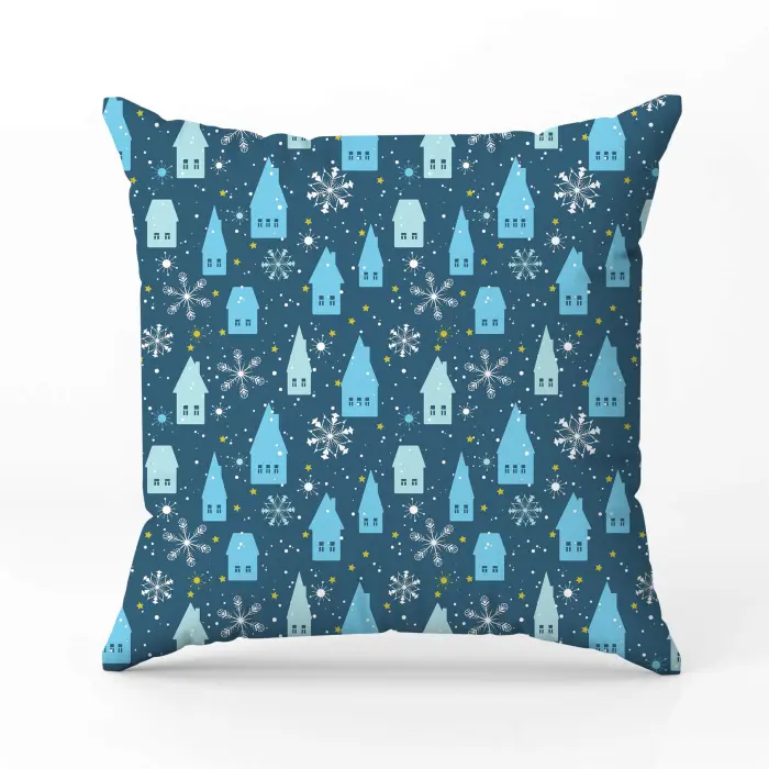 Декоративна възглавница с коледни мотиви - 2393 - 2051 - Декоративна възглавница с коледни мотиви - 2393 - 2051