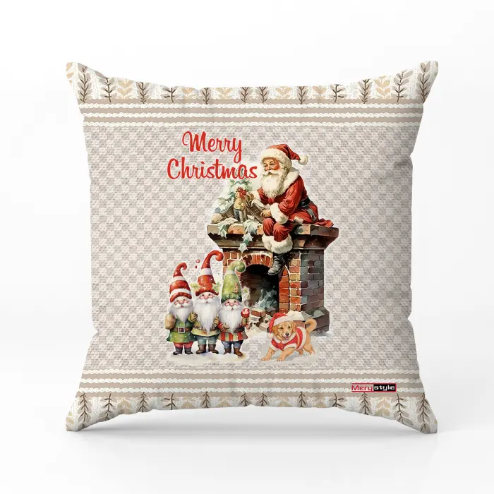 Декоративна възглавница с коледни мотиви - 5306 - 3063 - Декоративна възглавница с коледни мотиви - 5306 - 3063