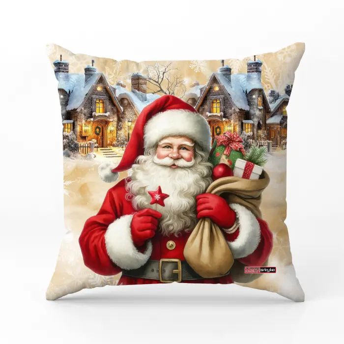 Декоративна възглавница с коледни мотиви - 5366 - 3409 - Декоративна възглавница с коледни мотиви - 5366 - 3409