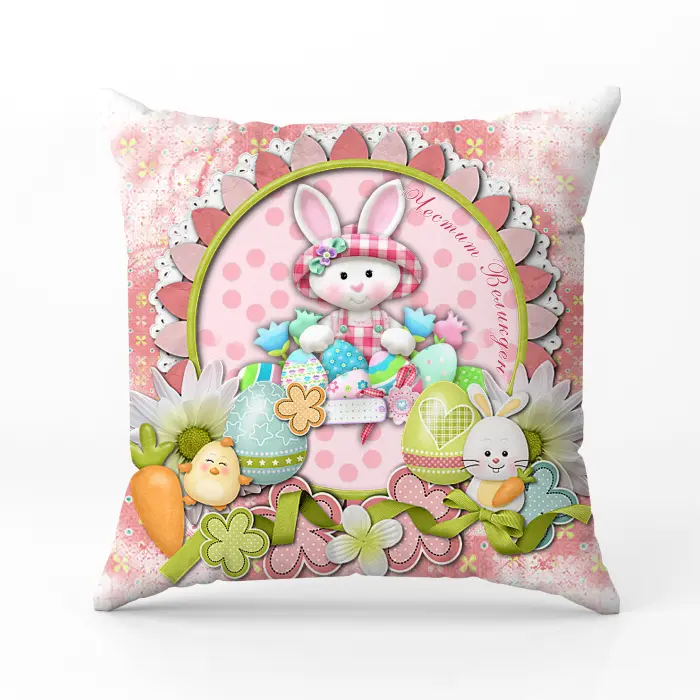 Декоративна възглавница - Великденски мотиви - 5073 - 2854 - Декоративна възглавница - Великденски мотиви - 5073 - 2854
