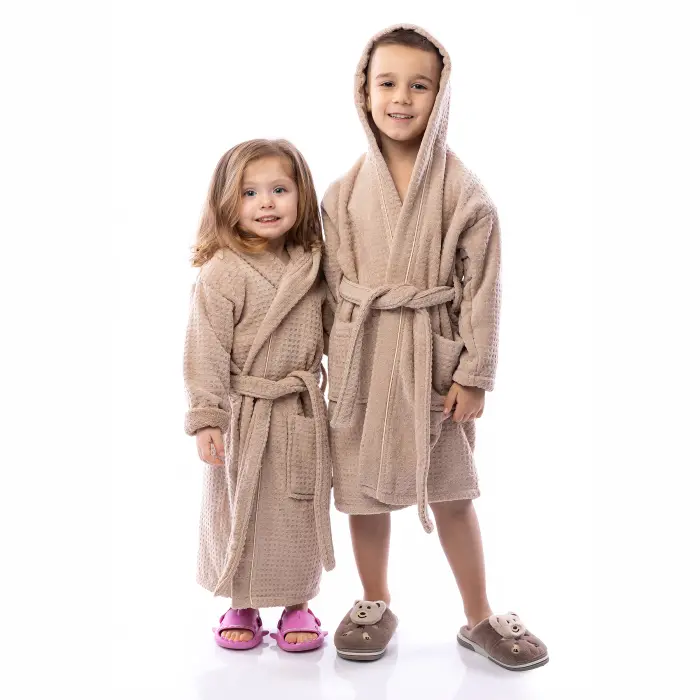 Детски халат Елеганс - Капучино - 2668 - Детски халат Елеганс - Капучино - 2668