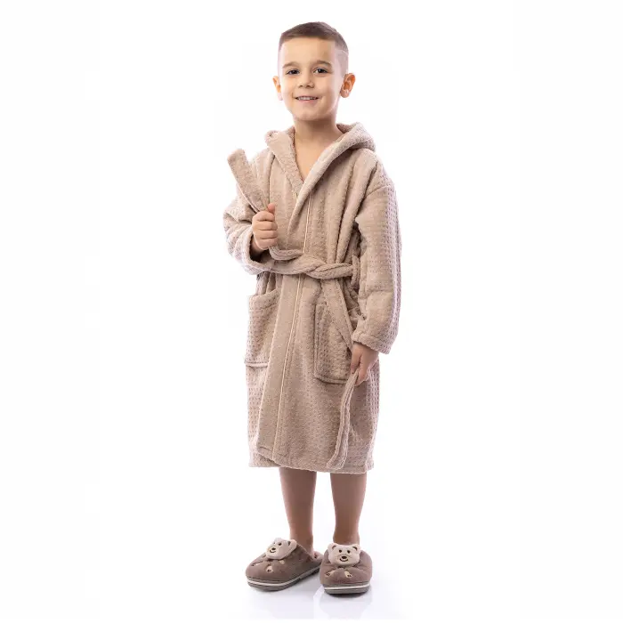 Детски халат Елеганс - Капучино - 2672 - Детски халат Елеганс - Капучино - 2672