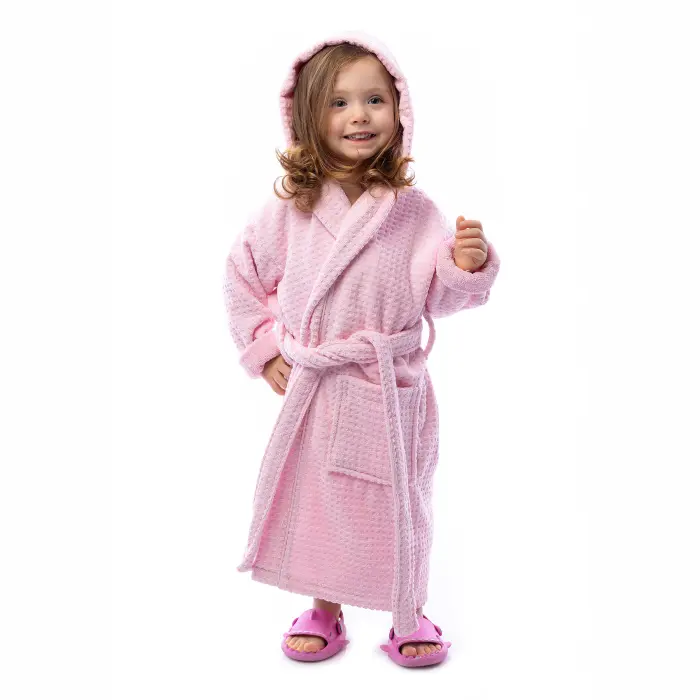 Детски халат Елеганс - Розово - 2706 - Детски халат Елеганс - Розово - 2706