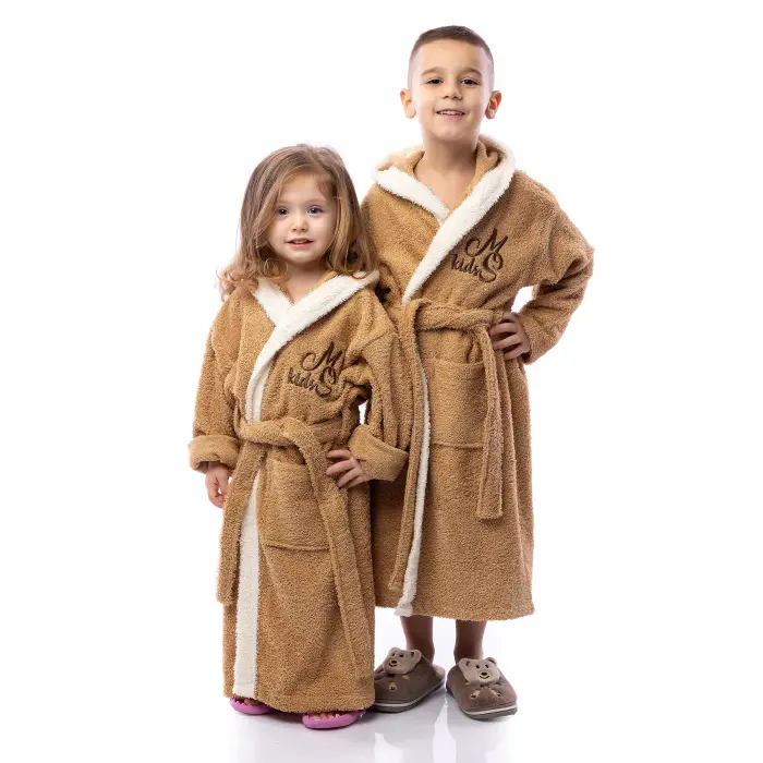Детски халат Маер - Кафяв - 2560 - Детски халат Маер - Кафяв - 2560