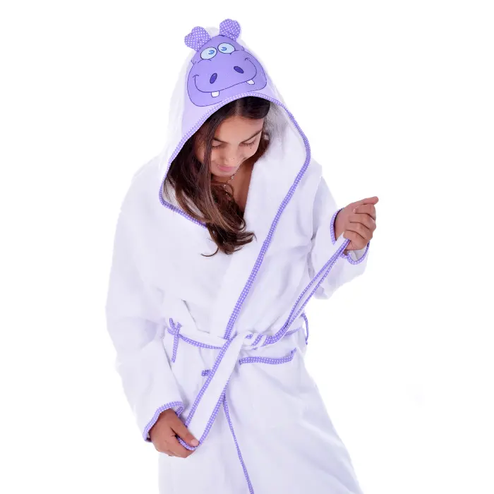 Детски халат Мери - Хипопотам - 1320 - Детски халат Мери - Хипопотам - 1320