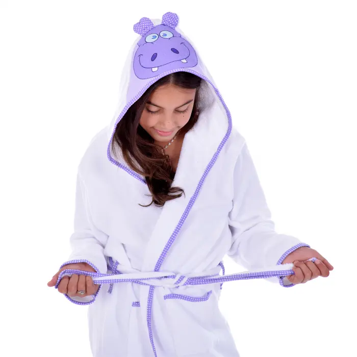 Детски халат Мери - Хипопотам - 1321 - Детски халат Мери - Хипопотам - 1321