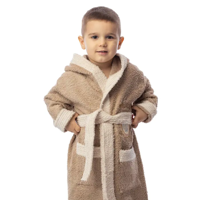 Детски халат Вивиен - Капучино - 1238 - Детски халат Вивиен - Капучино - 1238