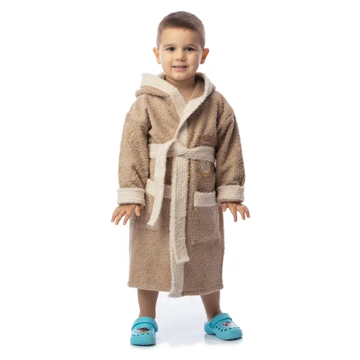 Детски халат Вивиен - Капучино - 1239 - Детски халат Вивиен - Капучино - 1239