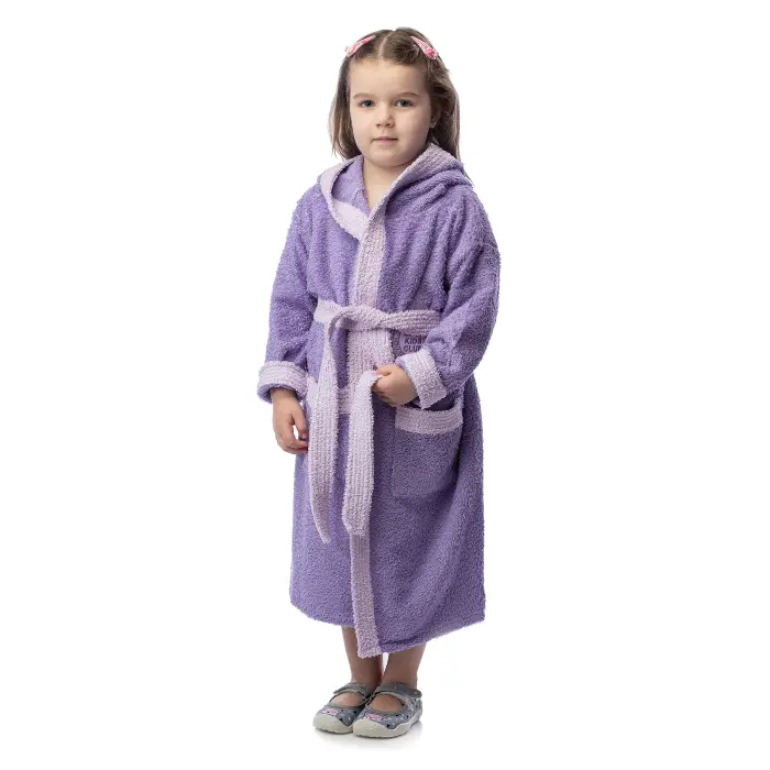 Детски халат Вивиен - Лилаво - 1246 - Детски халат Вивиен - Лилаво - 1246