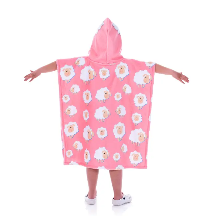 Детско пончо - Агънце - 1398 - Детско пончо - Агънце - 1398