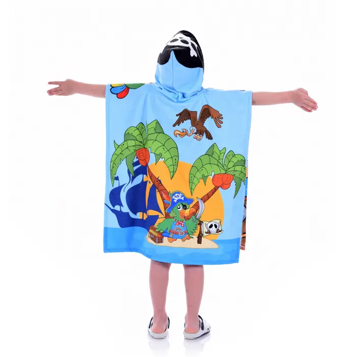 Детско пончо - Морски Пират - 1406 - Детско пончо - Морски Пират - 1406