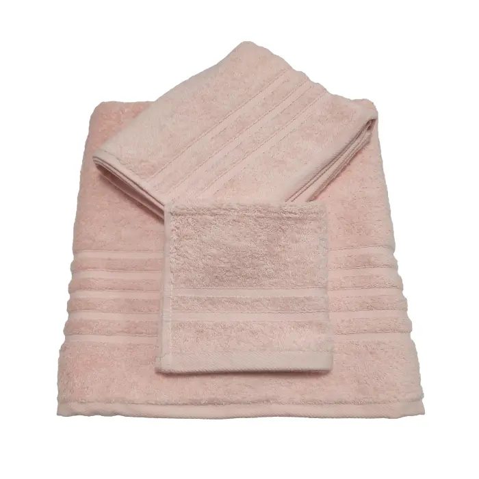 Едноцветна хавлиена кърпа "ВИВА" - комплект - 3 броя - пепел от рози - 3037 - Едноцветна хавлиена кърпа "ВИВА" - комплект - 3 броя - пепел от рози - 3037