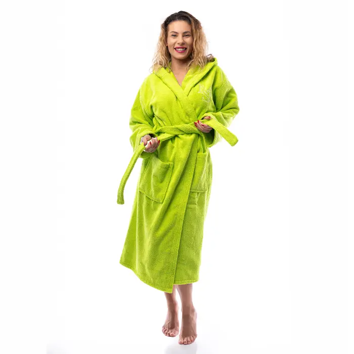 Халат Едноцветен Лукс - Бенетон - дамски - 2587 - Халат Едноцветен Лукс - Бенетон - дамски - 2587