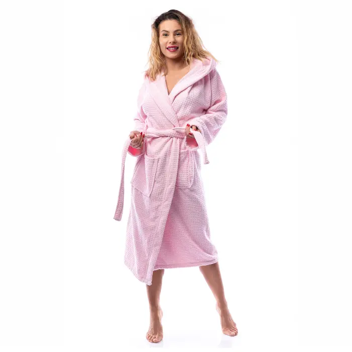 Халат Елеганс - Розов - дамски - 2630 - Халат Елеганс - Розов - дамски - 2630